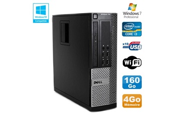 PC De Bureau Dell PC Dell Optiplex 790 Sff Intel Core I3-2120 3.3Ghz 4Go Ddr3 160Go WiFi Win 7 Pro