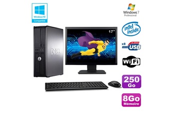 Dell Optiplex 780 Dt 19" Core 2 Duo 2,93 Ghz Hdd 250 Go 8 Go