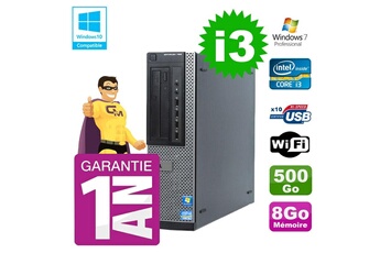 PC De Bureau Dell PC Dell 790 Dt Intel I3-2120 8Go Disque 500Go Graveur WiFi W7