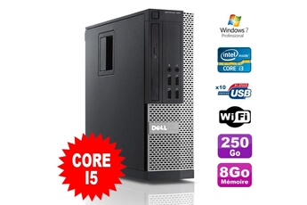 Pc De Bureau Dell Pc Dell Optiplex 990 Sff I5-2400 3.1Ghz 8Go Disque 250Go Dvd Wifi W7