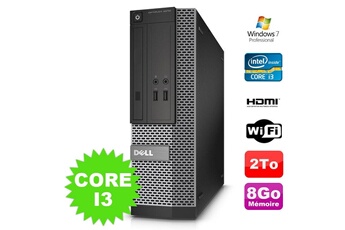 PC De Bureau Dell PC Dell Optiplex 3010 Sff Intel I3-2120 Dvd 8Go 2000Go Hdmi WiFi W7