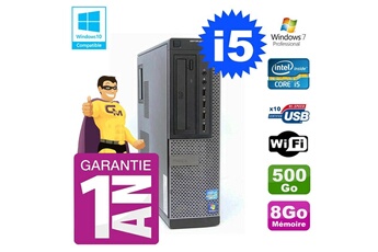 PC De Bureau Dell PC Dell 790 Dt Intel i5-2400 8Go Disque 500Go Graveur WiFi W7