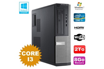 Pc De Bureau Dell Pc Dell Optiplex 3010 Dt Core I3 3.1Ghz 8Go 2To Dvd Wifi Hdmi W7