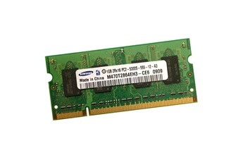 Barrette Mémoire Samsung 1Go Ram Pc Portable Sodimm Samsung M470T2864Eh3-Ce6 Pc2-5300U Ddr2 667Mhz Cl5