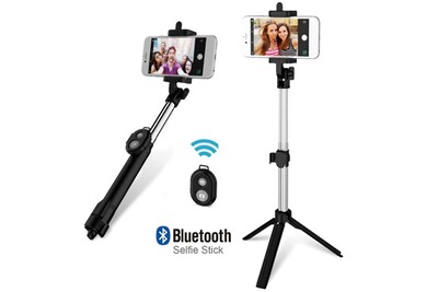 5S S7 Perche Selfie Mini bâton de Selfie bâton Tenu dans la Main Tenu dans la Main de bâton de Selfie avec la lumière de Remplissage menée pour liPhone 6s 6Plus Galaxie S5 S6 S8 et Plus 