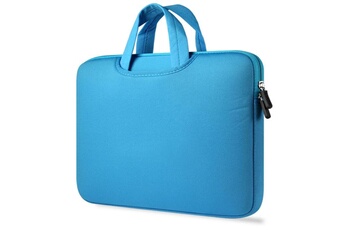 OEM Sacoche pour ordinateur portable Oem Pochette avec poignee 15" mac pc housse protection sacoche tablette 15 pouces (bleu)