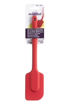 ustensile de cuisine mastrad spatule tout silicone rouge