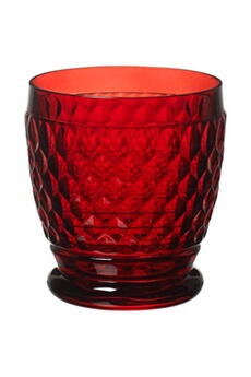 villeroy & boch - verre à eau/cocktail red boston coloured