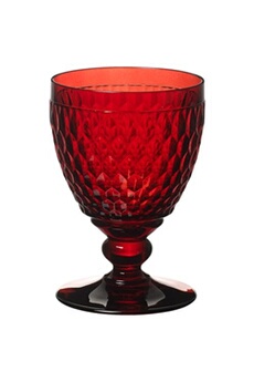 verrerie villeroy & boch villeroy & boch - verre à eau red boston coloured