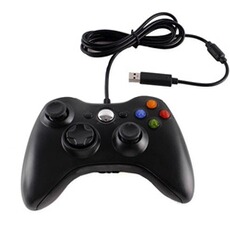 Manette Suvom Manette filaire Noir pour Xbox360/PC