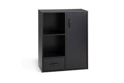 Bibliotheque Maisonetstyles Meuble De Rangement 1 Porte 1 Tiroir Et 2 Niches Noir Karry Darty Bibliotheque Maisonetstyles Meuble De Rangement 1 Porte 1 Tiroir Et 2 Niches Noir Karry Darty