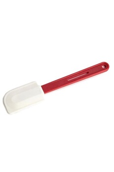 ustensile de cuisine vogue spatule plastique siliconée (l)265 mm, rouge
