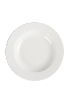 assiettes creuses blanches ø270 mm x 6