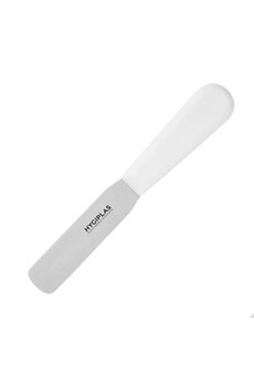 couteau materiel ch pro couteau spatule professionnel droit blanc 100 mm hygiplas