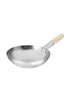 ustensile de cuisine vogue wok acier doux 25 cm