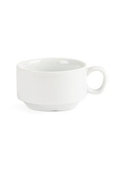 vaisselle olympia tasse à expresso empilable blanche x 12