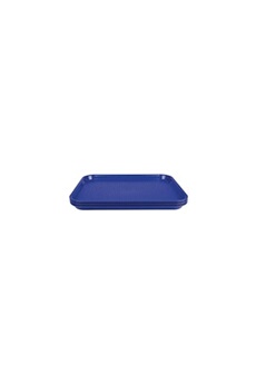 platerie de service kristallon plateau self-service (l)345 x (p)265 mm, en polypropylène bleu