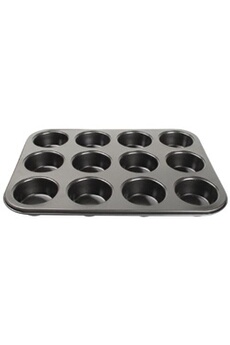 plat / moule vogue plaque anti-adhésive de 12 moules à muffins
