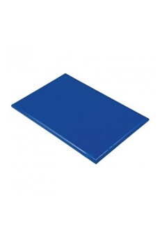 planche à découper materiel ch pro planche en polyéthylène 450 x 300 mm haute densité bleue - hygiplas - polyéthylène