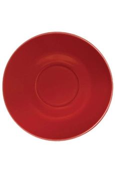 vaisselle olympia soucoupe pour tasses 228ml et 340ml rouge