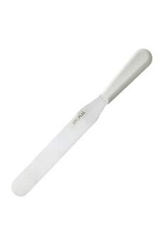couteau materiel ch pro couteau spatule droit professionnel blanc 205 mm - hygiplas - - inox 205