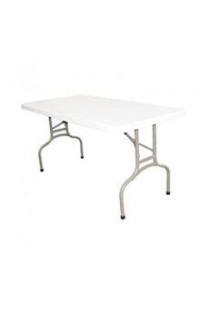 table de jardin bolero table rectangulaire pieds repliables 1520 mm -