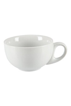 vaisselle olympia tasses à cappuccino blanches 284ml vendues par 12