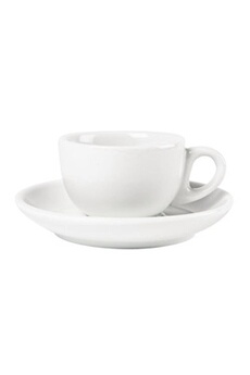 vaisselle olympia tasses à espresso blanches 85ml lot par 12