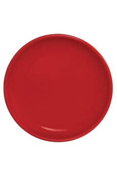 vaisselle olympia assiette creuse rouge café 200mm