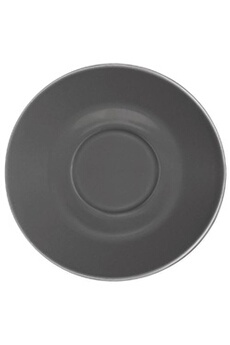 vaisselle olympia soucoupe pour tasses 228ml et 340ml gris