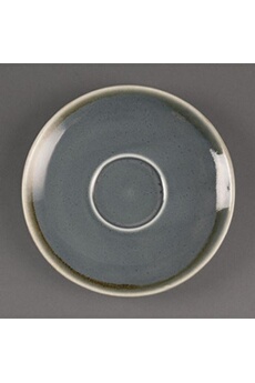 vaisselle olympia soucoupe couleur océan kiln pour gp330 140mm lot de 6