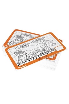 nappe de table materiel ch pro set de table jetable à colorier pour enfant - dining kids - x 200