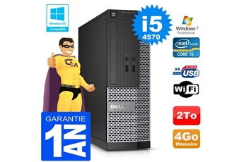 PC De Bureau Dell PC Dell 3020 Sff Core i5-4570 Ram 4Go Disque 2 To Graveur Dvd WiFi W7