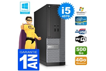 Pc De Bureau Dell Pc Dell 3020 Sff Core I5-4570 Ram 4Go Disque 500 Go Graveur Dvd Wifi W7
