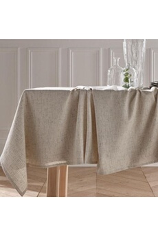 nappe de table paris prix secret de gourmet - nappe rectangulaire marie 150x300cm beige