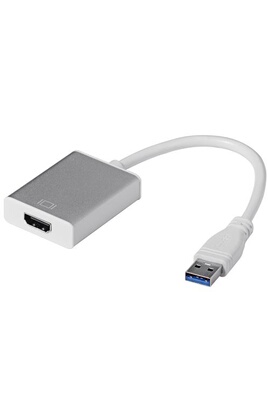 Cables USB XCSOURCE Câble Vidéo Adaptateur USB 3.0 vers HDMI 1080P