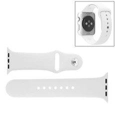 Montre connectée ALSATEK Apple Watch Sport 42mm Bracelet Silicone Sport Haute qualite Blanc ALS62553