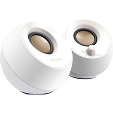 Pebble 4.4W Noir haut-parleur - Hauts-parleurs (2.0 canaux, Avec fil, 3,5 mm, 4,4 W, 100 - 17000 Hz, Noir)