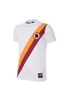 haut et t-shirt de football copa t-shirt extérieur as roma s blanc