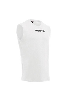 haut et t-shirt de fitness et musculation macron débardeur mp 151 blanc m