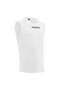 haut et t-shirt de fitness et musculation macron débardeur mp 151 blanc xxl