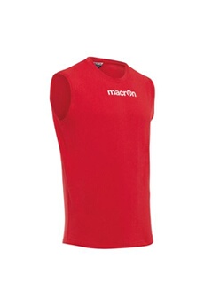 haut et t-shirt de fitness et musculation macron débardeur mp 151 rouge l