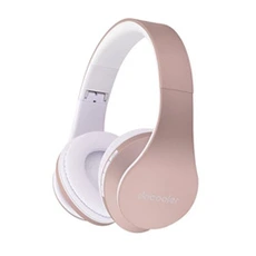 Casque audio Docooler JH-812 Casque stéréo Bluetooth sans fil Rose