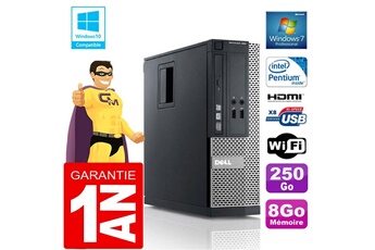Pc De Bureau Dell Pc Dell 390 Sff Intel G630 Ram 8Go Disque 250 Go Graveur Dvd Wifi W7