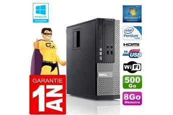 PC De Bureau Dell PC Dell 390 Sff Intel G630 Ram 8Go Disque 500 Go Graveur Dvd WiFi W7