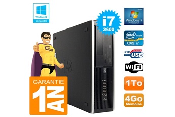 PC De Bureau HP PC HP Compaq 8300 Sff Core i7-2600 Ram 4Go Disque 1 To Graveur Dvd WiFi W7