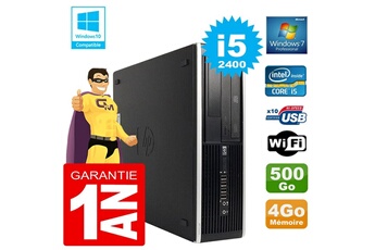 PC De Bureau HP PC HP Compaq 8300 Sff Core i5-2400 Ram 4Go Disque 500 Go Graveur Dvd WiFi W7