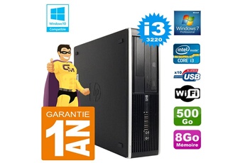 PC De Bureau HP PC HP Compaq 8300 Sff Core I3-3220 Ram 8Go Disque 500 Go Graveur Dvd WiFi W7