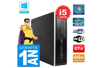 PC De Bureau HP PC HP Compaq 8300 Sff Core i5-3470 Ram 4Go Disque 2 To Graveur Dvd WiFi W7