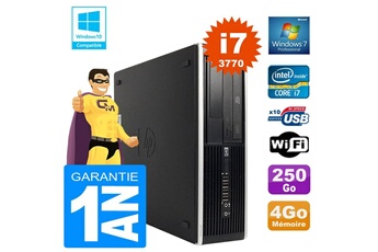 PC De Bureau HP PC HP Compaq 8300 Sff Core i7-3770 Ram 4Go Disque 250 Go Graveur Dvd WiFi W7